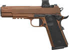 Sig Sauer 1911-X Emperor Scorpion Full Size Frame 45 ACP 8+1 5" Black DLC Barrel, Coyote PVD Stainless Steel Optic Ready/Serrated Slide, Coyote PVD Stainless Steel Frame w/Picatinny Rail, Black LOK G10 Grip, Sig ROMEO-X Compact