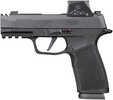Sig Sauer P365 XMacro w/Optic Compact 9mm Luger 17+1 3.10" Black Nitron Stainless Steel Serrated w/Optic Slide, Black Stainless Steel Frame w/Beavertail & Picatinny Rail, XMacro Polymer Grip, Sig ROMEO-X Compact Red Dot