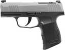 Sig Sauer P365X Micro-Compact Frame 9mm Luger 10+1 3.10" Steel Barrel, Stainless Steel Optic Ready/Serrated Slide, Black Stainless Steel Frame w/Accessory Rail, Polymer Grip