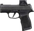 Sig Sauer P365X w/Romeo-X Sig Loc 9mm Luger 12+1 3.10" Black Barrel, Black Nitron Stainless Steel Serrated w/Optic Slide, Black Polymer Frame w/Accessory Rail, Sig ROMEO-X SIG-LOC