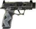 Sig Sauer P365X Komodo Anime, Striker Fired, Semi-automatic, 9MM, 3.1" Zaffiri Threadless Comp Barrel, Optic Ready, Komodo Aluminum Grip Module, Cerakote Finish, Black, 17 Rounds, 2 Magazines 300-252-0408-04
