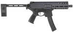 Sig Sauer MPX, Semi-automatic Pistol, 9MM, 6" Threaded Barrel, 1/2x28 Thread Pitch, Anodized Finish, Black, Pistol Brace, 35 Rounds, 1 Magazine PMPX-6B-9-35