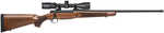 Mossberg Patriot w/Optic Full Size 350 Legend 4+1 22" Matte Blued Fluted Threaded Barrel, Matte Blued Drilled & Tapped Receiver, Walnut Fixed Stock, Vortex Crossfire II 3-9x40mm Scope