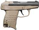 Kel-Tec PR-3AT Compact Frame 380 ACP 13+1 2.85" Black Rotating Barrel Shroud, Tan Polymer Frame