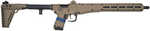 Kel-Tec SUB2000 Gen3 9mm Luger 10+1 16.15" Black Steel Threaded Barrel, Tan Picatinny Rail Aluminum Receiver, M-LOK Handguard, Tan Synthetic Folding Stock, Black Polymer Grip