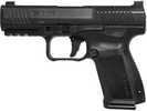 Canik Mete SF One Series 9mm Luger 15+1 4.19" Black Barrel, Black Cerakote Steel Optic Ready/Serrated Slide, Black Polymer Frame w/Picatinny Rail, Interchangeable Backstrap Grip, Shield RMSc/RMS Footprint