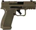 Canik Mete MC9 Prime 9mm Luger 17+1 3.64" Black Compensated Barrel, Flat Dark Earth Cerakote Steel Optic Ready/Serrated Slide, FDE Polymer Frame w/Picatinny Rail, Textured Grip