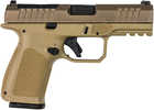 Rost Martin RM1C Compact Frame 9mm Luger 17+1 4" Black Match Grade Barrel, Movaja Steel Optic Ready/Serrated Slide, Flat Dark Earth Polymer Frame w/Picatinny Rail, Textured Grip, Ambidextrous