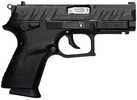 Grand Power P1S Mk23 9mm Luger 12+1 3.66" Stainless Rotating Barrel, Black Optic Ready/Serrated Slide, Black Frame w/Accessory Rail, Checkered Grip, Ambidextrous