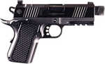 Alpha Foxtrot AF1911 S15 Sub-Compact Frame 9mm Luger 15+1 3.50" Black Threaded Barrel, Polished Black DLC Stainless Steel Optic Ready/Serrated Slide, Polished Black DLC Aluminum Frame w/Beavertail & Picatinny Rail, RMSc Footprint, Ambi