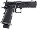 Alpha Foxtrot AF1911 Romulus Compact Frame 9mm Luger 20+1 4.25" Black Bull Ramped Compensated Barrel, Black DLC Stainless Steel Optic Ready/Serrated Slide & Frame w/Beavertail & Picatinny Rail, Polymer Grip, RMR/RMSc Footprint