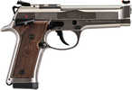 Beretta USA 92X Performance Defensive Full Size Frame 9mm Luger 10+1 4.60" Stainless Steel Barrel, Gray Nistan Steel Optic Ready/Serrated Slide & Frame w/Beavertail & Picatinny Rail, Hogue Walnut Grip