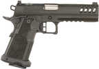 Bersa M2XI 9mm Luger 22+1 5" Match Grade Bull Barrel, QPQ Tenifer Cerakote Lightening Cut/Optic Cut/Serrated Steel Slide & Frame w/Beavertail & Picatinny Rail, Black Polymer Grip