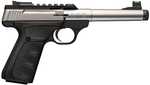 Browning Buck Mark Plus Camper SR 22 LR 10+1 5.90" Matte Blued Bull Threaded Barrel, Picatinny Rail Receiver, Aluminum Frame, Black Overmolded UFX Grip