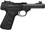 Browning Buck Mark Micro Bull SR 22 LR 10+1 4.40" Matte Black Threaded Bull Barrel, Matte Black Alloy Frame, Black Overmolded UFX Grip, RMSc Footprint