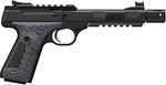 Browning Buck Mark Contour Pro 22 LR 10+1 4.40" Black Threaded w/Compensator Barrel, Matte Black Picatinny Rail Receiver, Matte Black Aluminum Frame w/Picatinny Rail, Black/Gray G10 Grip