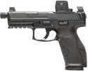 HK VP9A1 X Tactical w/Optic Full Size 9mm Luger 20+1 4.70" Black Threaded Barrel, Black Steel Serrated w/Optic Slide, Black Polymer Frame w/Picatinny Rail, Textured Grip, Vortex CCW