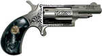North American Arms 50th Anniversary 22 Mag 5 Shot 1.63" Matte Stainless w/"50th Anniversary" & Scroll Engraving, Black Pearl Grip, Exposed Hammer