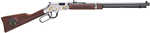 Henry Spirit Of The Corps 250th Anniversary 2nd Edition 22 S/L/LR 16+1 20" Black Octagon Barrel, Nickel-Plated w/24K Gold Inlay Engraved Brass Drilled & Tapped Receiver, American Walnut Straight Stock