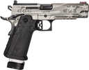 Kimber 2K11 Independence Limited Edition 45 ACP 13+1 5" Black DLC Fluted Barrel, Flag Theme Cerakote Stainless Steel Optic Ready/Serrated Slide & Frame w/Beavertail & Picatinny Rail, Black Kelvar/Carbon Fiber Grip, RMR Footprint
