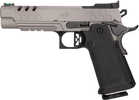 Kimber 2K11 Target 45 ACP 13+1 5" Coyote PVD Fluted Barrel, KimPro Granite Stainless Steel Optic Ready/Serrated Slide, Matte KimPro Graphite Stainless Steel Frame w/Beavertail & Picatinny Rail, MJD Black Grip, Trijicon RMR Footprint