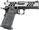 Kimber 2K11 Pro Eclipse 9mm Luger 19+1 4.25" Black DLC Fluted Barrel, Brushed Stainless Steel Lightening Cut/Optic Ready/Serrated Slide, Matte KimPro Black Stainless Steel Frame w/Beavertail & Picatinny Rail, MJD Composite Grip, RMR