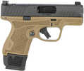 Kimber R7 Mako Sub-Compact Frame 9mm Luger 15+1 3.37" Black DLC Barrel, Black FNC Nitride Stainless Steel Optic Ready/Serrated Slide, Flat Dark Earth Polymer Frame, Ambidextrous, Holster, 2 Mags
