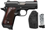 Kimber Micro 9 RTC-K Bundle Micro Frame 9mm Luger 7+1 3.15" Stainless Match Grade Barrel, KimPro II Black Serrated Stainless Steel Slide, Kimpro II Black Aluminum Frame w/Beavertail, Rosewood Grip, 2 Tac-Mags & UM Tactical Holster