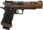Kimber 2K11 Target 45 ACP 13rd 5" Black DLC Fluted Barrel Coyote PVD Stainless Steel Optic Ready/Serrated Slide Black DLC Stainless Steel Frame w/Beavertail & Picatinny Rail Aluminum Grip