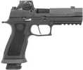 Sig Sauer P320 M.O.D. Full Size 9mm Luger 21+1 3.90" Black Barrel, Matte Black DLC Stainless Steel Ported/Serrated w/Optic Slide, Black Stainless Steel Frame w/Picatinny Rail ,M.O.D. X Full Grip, Sig ROMEO-X SIG-LOC Pro
