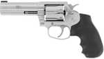 Colt Cobra 38 Special +P 6 Shot 4" Stainless Steel Barrel, Cylinder & Frame, Black Hogue Overmolded Grip, Exposed Hammer