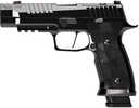 Sig Sauer P320 SXG Full Size Frame 9mm Luger 21+1 3.90" Black High Polished Black DLC Stainless Steel Optic Ready/Serrated Slide, High Polish DLC Stainless Steel Frame w/Picatinny Rail, Black Alloy LOK Grip Panels