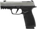 Sig Sauer P365 XMacro Compact 9mm Luger 17+1 3.10" Stainless Steel Optic Ready/Serrated Slide, Black Nitron Stainless Steel Frame w/Picatinny Rail, XMacro Polymer Grip, RMSc Footprint