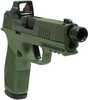 Sig Sauer P365 XMacro Handgun 9mm Luger 17rd Magazines (2) 3.7" Barrel Two Tone Green TB with Optic - ON SALE!