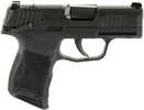 Sig Sauer P365 Micro-Compact 380 ACP 10+1 3.10" Black Carbon Steel Barrel, Black Nitron Optic Ready/Serrated Slide & Frame w/Sig Rail, Black Polymer Grips, Manual Safety, Right Hand