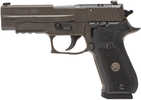 Sig Sauer P220 Legion Full Size Frame 45 ACP 8+1 4.40" Legion Gray Cerakote Stainless Steel Optic Ready/Serrated Slide & Aluminum Frame w/Beavertail & Picatinny Rail, Black G10 w/Legion Medallion Grip, RMR/DeltaPoint/Sig Romeo2 Footprint