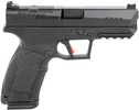 Tisas Arms PX-9 Gen3 Duty 9mm Luger 20+1 4.12" Black Carbon Steel Optic Ready/Serrated Slide, Black Polymer Frame w/Picatinny Rail, Rubber Grip, RMR Footprint