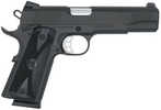 Tisas Arms 1911 Carry 45 ACP 8+1 4.25" Black Cerakote Carbon Steel Serrated Slide & Frame w/Beavertail, Black Rubber Grip