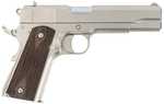 Tisas Arms 1911 A1 Stakeout 9mm Luger 38 Super 5" Stainless Steel Barrel, Nickel Carbon Steel Serrated Slide & Frame w/Beavertail, Walnut Grip