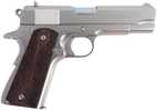 Tisas Arms 1911 A1 Tank Commander 45 ACP 7+1 4.25" Stainless Steel Barrel, Nickel Carbon Steel Serrated Slide & Frame w/Beavertail, Walnut Grip
