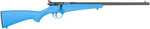 Savage Arms Rascal F-SR 22 LR 1rd 16.13" Matte Black Single Shot Threaded Barrel, Blue Synthetic Stock, Right Hand