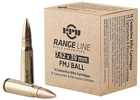 PPU Rangeline Ammunition 7.62x39 123Gr FMJ 2350 Fps 15/ct