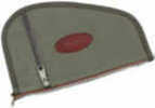 Boyt Harness Signature Series Heart-Shaped Handgun Case w/Pocket Olive Drab - 8" - Heavy-duty dry-wax finish - In 0PP400009
