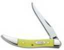 Case Cutlery Yellow Handle Series 310096 CV Texas Toothpick 00091
