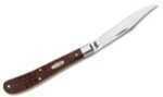 Case Cutlery Brown Synthetic Handle Series 61048 Stainless Steel Barehead Slimline Trapper 00135