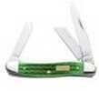 WR Case & Sons Cutlery XX John Deere Green Bone Medium Stockman Stainless Knife