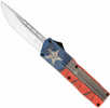 Cobratec Knives Texas Flag Ltwt Drop Not Serrated