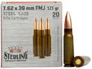Sterling Ammo Steel Case 7.62x39mm 123 Grain Full Metal Jacket 20 Rounds