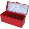 MTM Case-GaRd 60 SER Med Rifle Ammunition Box 60 Rounds - Red