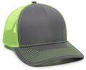 Outdoor Cap Charcoal/ Neon Yellow Hat Size A